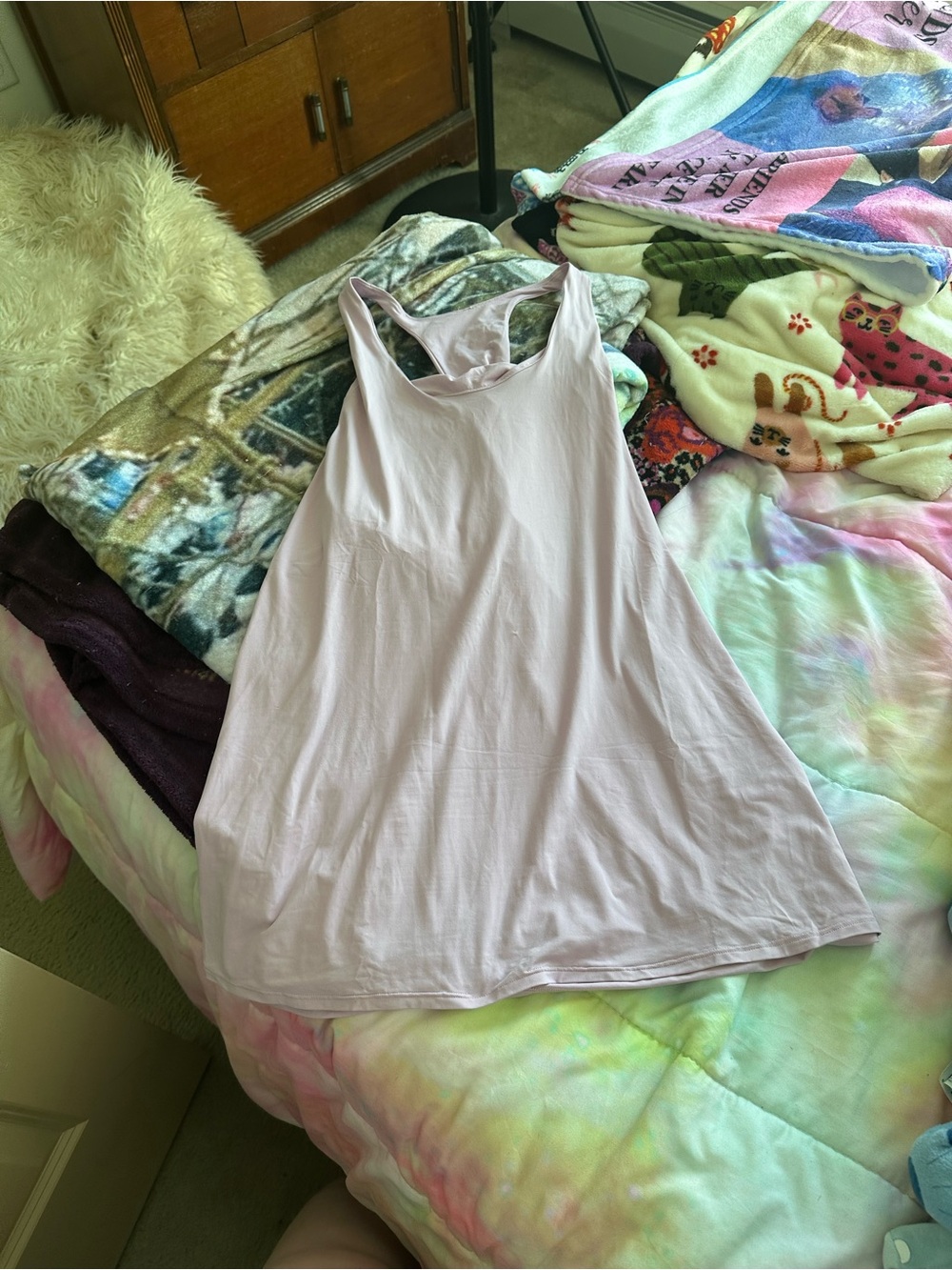 ALO Yoga Light Pink Racerback Tank Top